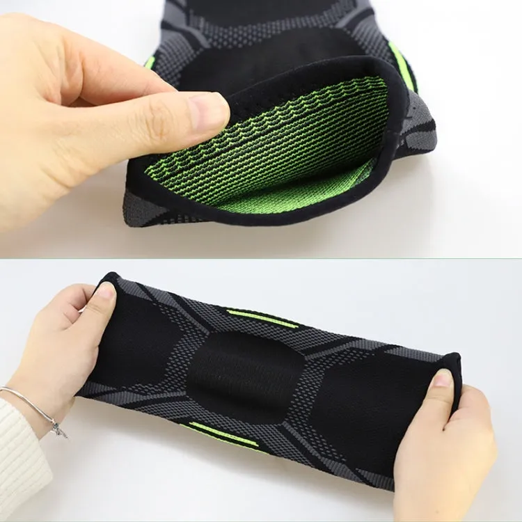 1pair Outdoor Sports Unisex Knitted Pressurized Keep Warm Copper Ankle Support(XL)