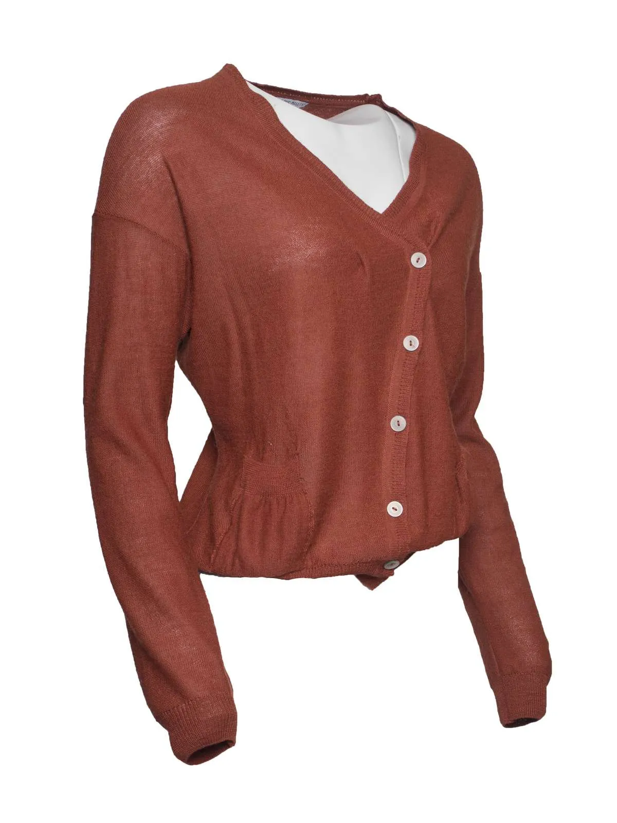 Biplace Cardigan Brown