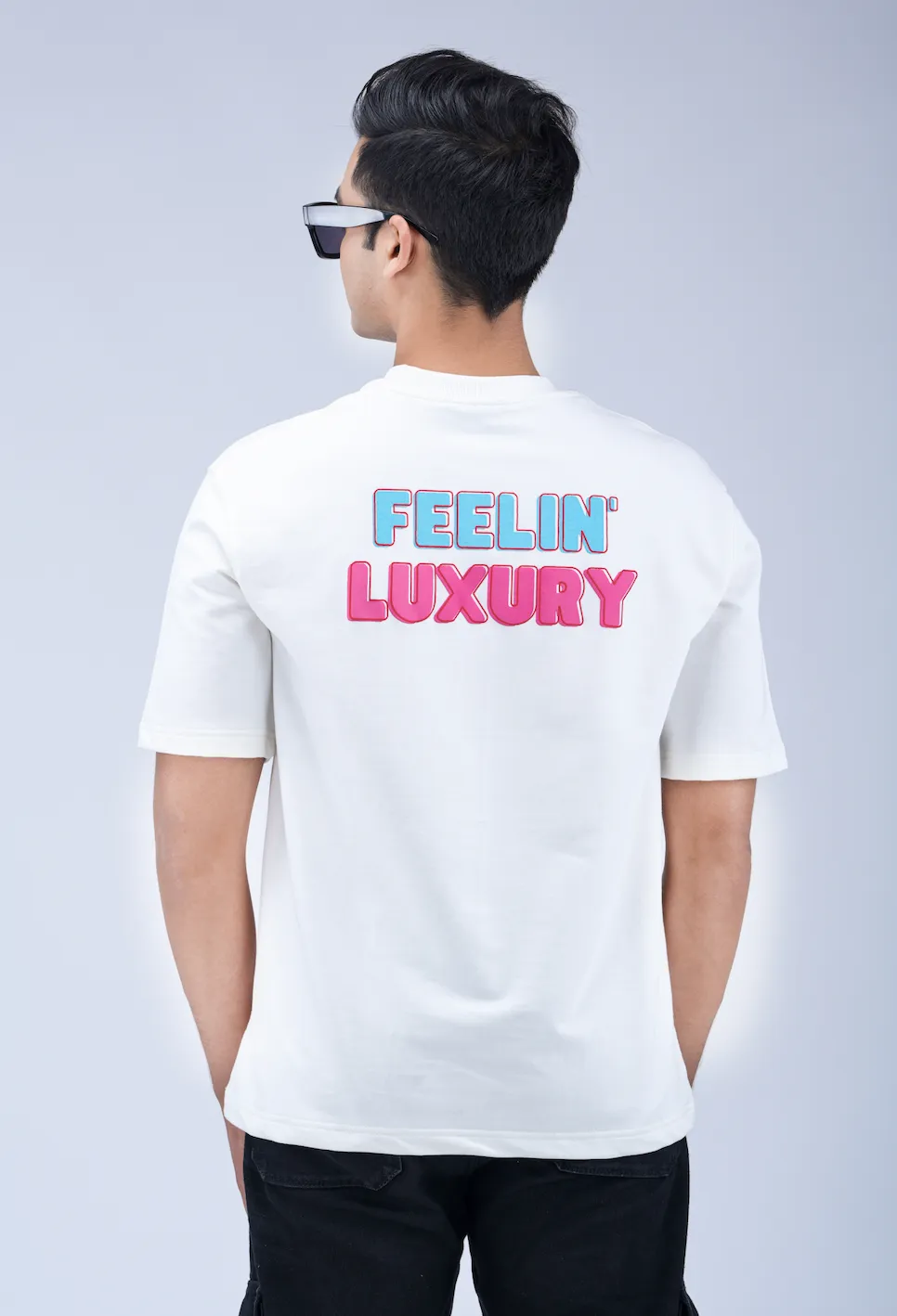Cute butter White printed Oversized T-shirt