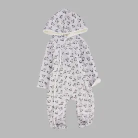Cute Squirrel Long-Sleeved Hooded Overall