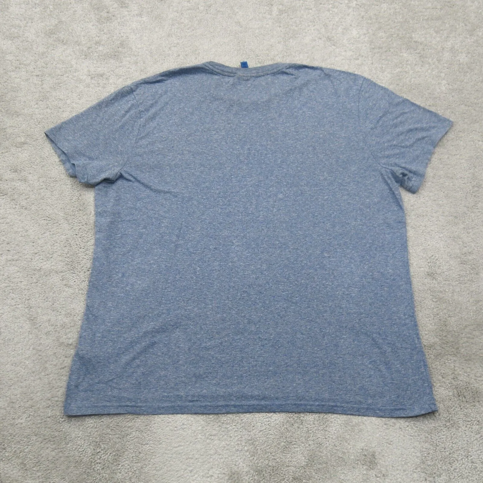 Divided H&M Mens Crew Neck T Shirt Short Sleeves Blue Size US X Large