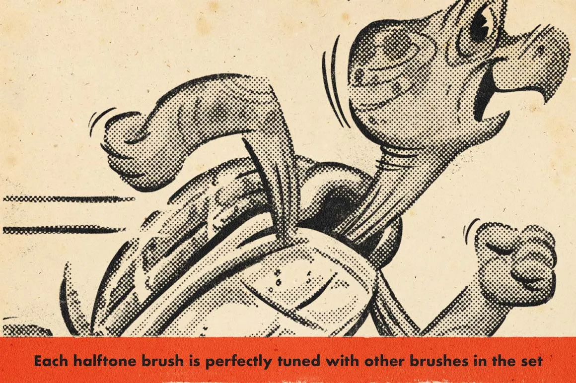 DupliTone Halftone Brushes for Clip Studio Paint