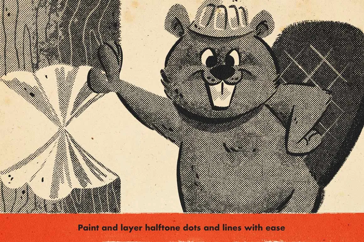 DupliTone Halftone Brushes for Clip Studio Paint