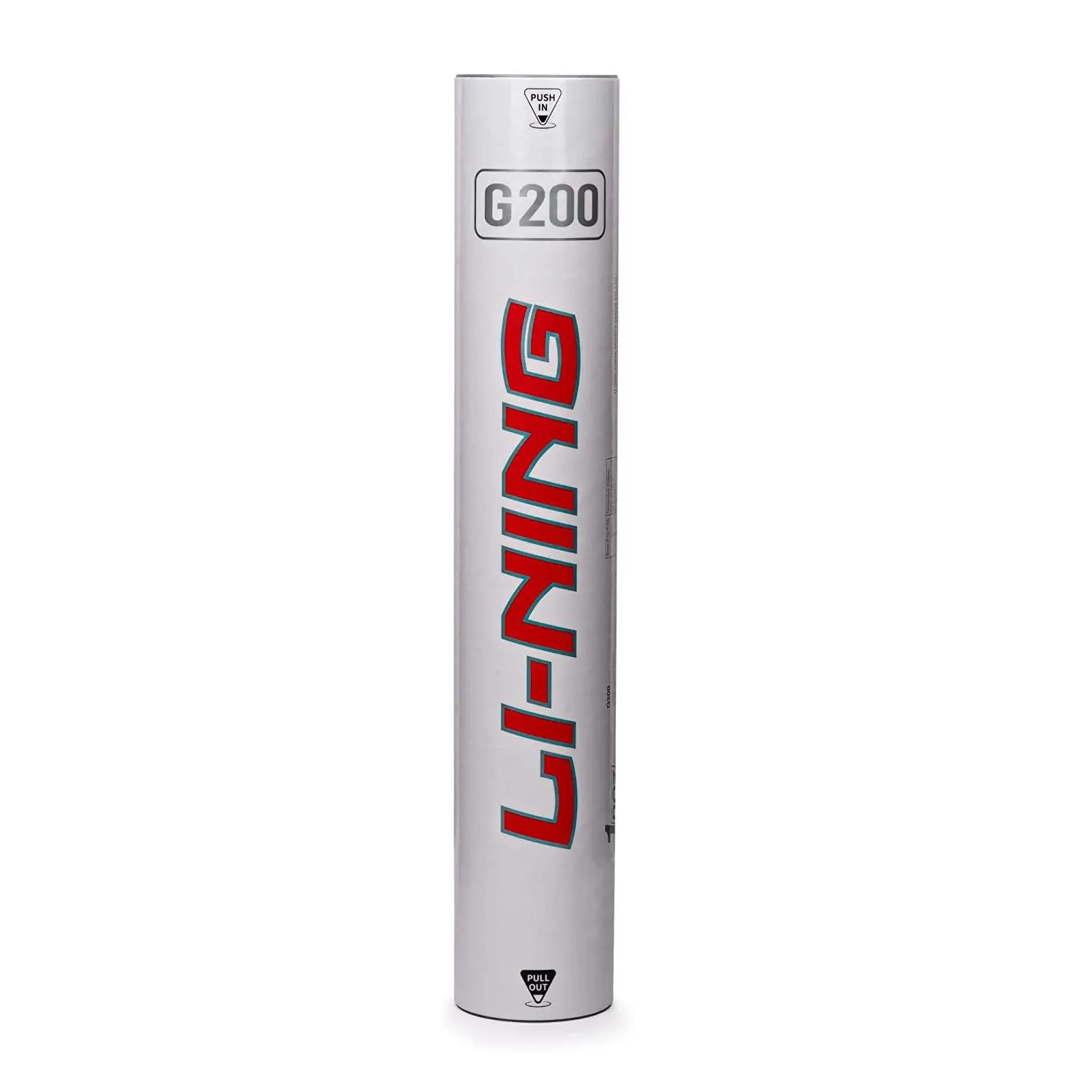 Li-Ning G200 Feather Shuttlecock, Speed 77 (Pack of 12 Shuttles)