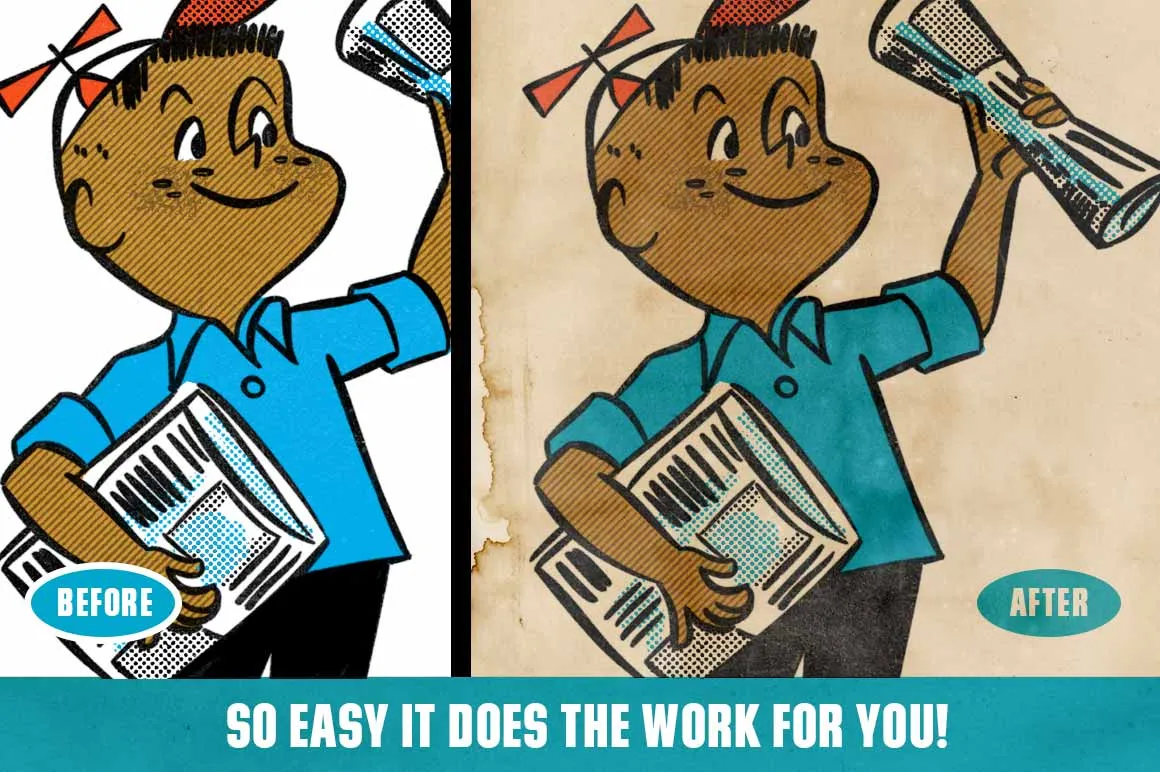Paper Boy Damaged Paper Textures for Clip Studio Paint