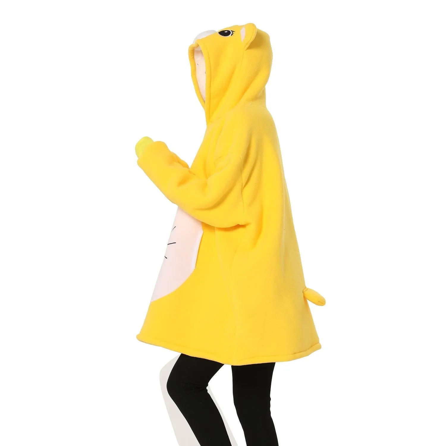 Sunshine Bear Animal Hoodie Wearable Costume Cartoon Keep Warm Lazy TV Blanket