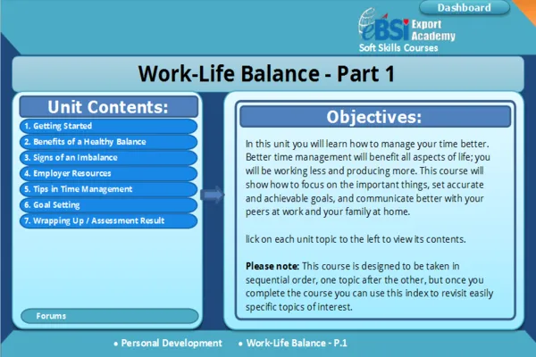 Work-Life Balance
